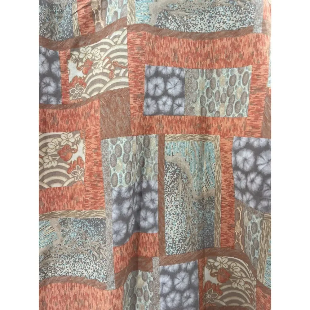 Tori Richard Men’s Short Sleeve Shirt Button Down Orange Tan Floral Size L EUC - Picture 10 of 10